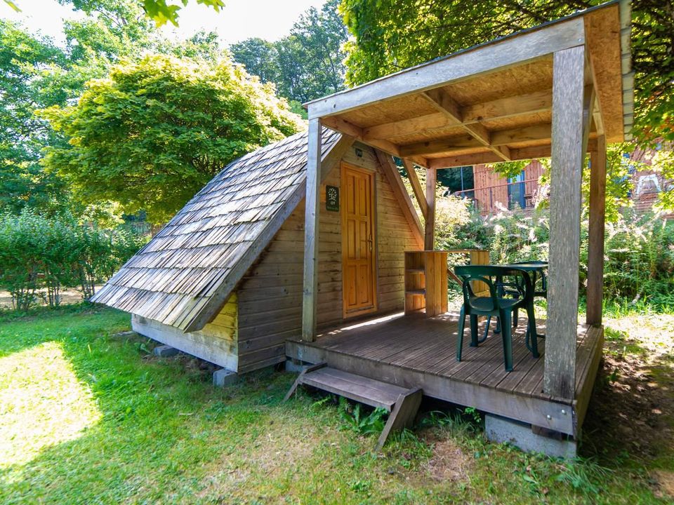 Les Vernières - Mobil home - Insolite 2 personnes - Cabane 9m² (1 chambre) Terrasse Couverte - sans sanitaires