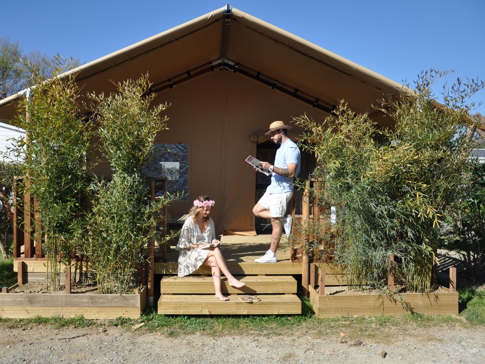 Le Pearl Village Club - Mobil home - Tente en toile et en bois 4 personnes - Safari (samedi)