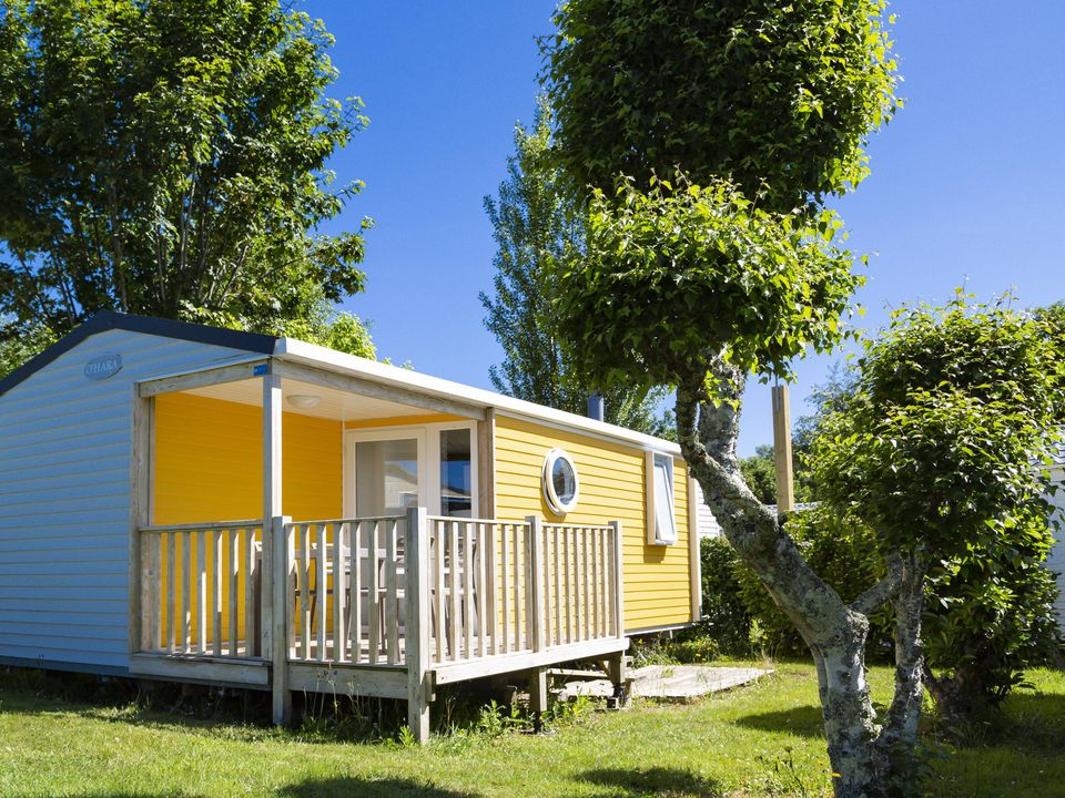 Kerleyou - Mobil home - Mobilhome 5 personnes - Mobil-home Confort 28m² - 2 chambres - terrasse semi-couverte - TV