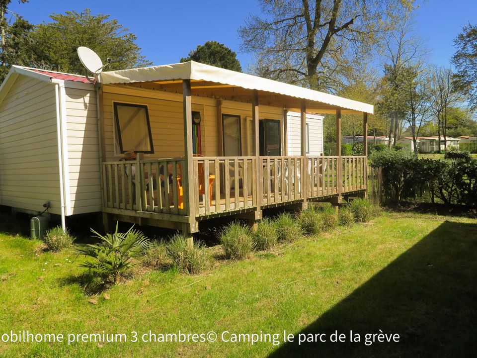 Le Parc de la Grève - Mobil home - Mobilhome 6 personnes - Home Premium 3ch 1sdb (gamme Privilège)