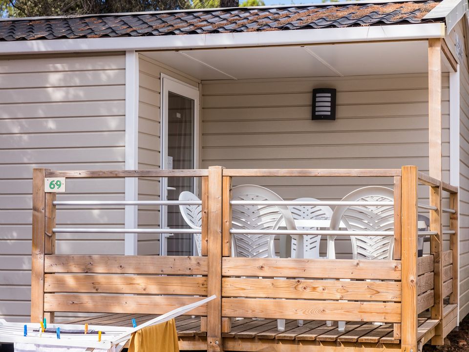 Les Rives du Lubéron - Mobil home - Mobilhome 6 personnes - Comfort | 3 Ch. | 6 Pers. | Terrasse simple | Clim.