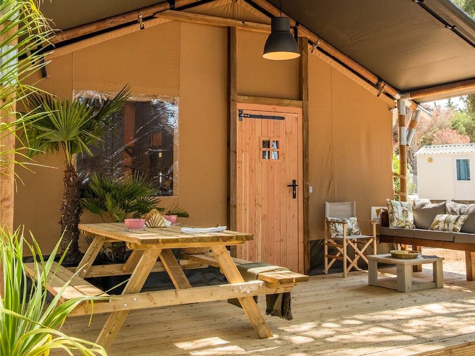 Del Mar - Mobil home - Tente en toile et en bois 4 personnes - Glamping Mar