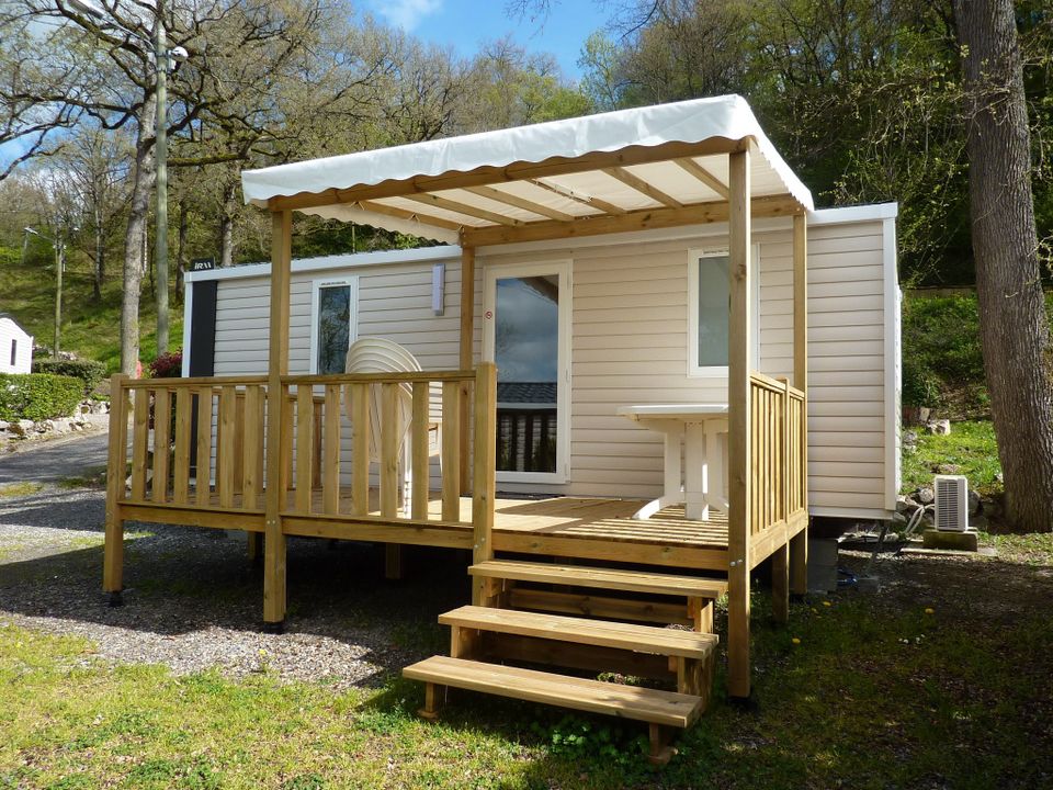 Camping du Plan d'Eau - Mobil home - Mobilhome 7 personnes - Classique 4/7 places,