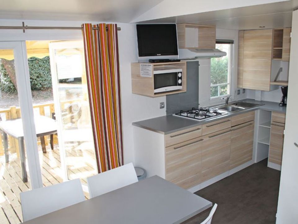 Au Lac d'Hautibus - Mobil home - Mobilhome 5 personnes - 2 chambres ESPACE