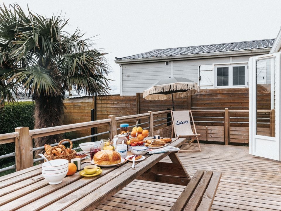 Camping du Port - Mobil home - Mobilhome 4 personnes - Supérieur côté mer