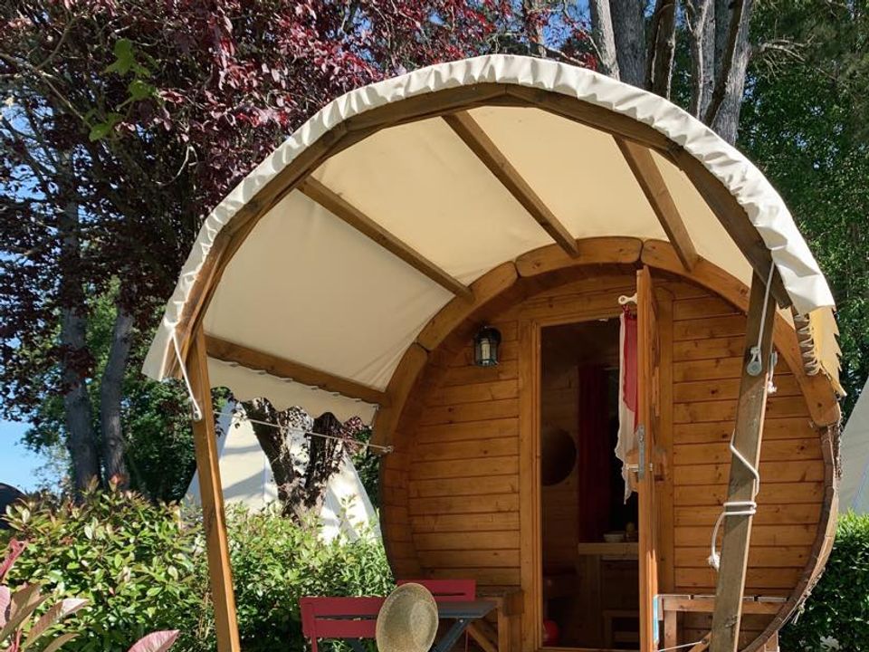 L'Etang du Pays Blanc - Mobil home - Hébergement 2 personnes - BARREL (sans sanitaire)