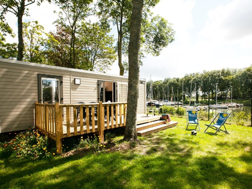 Le Haut Dick - Mobil home - Mobilhome 2 personnes - PREMIUM 23m² - 1ch - SDB/WC séparés - Lave vaisselle - Terrasse - TV