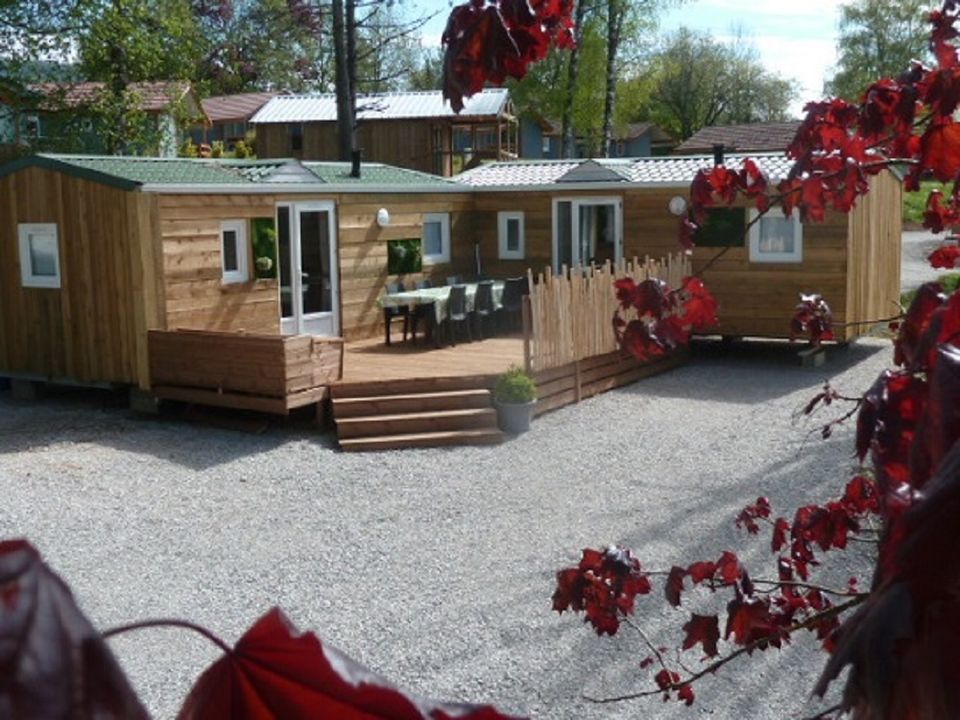 Camping de Boÿse - Mobil home - Mobilhome 8 personnes - Cabane TRIBU 4 chambres