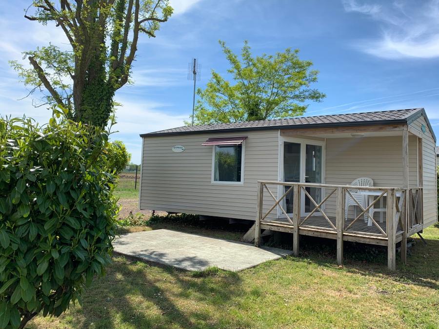 Le Petit Pont - Mobil home - Mobilhome 4 personnes - 26m² + Terrasse bois intégrée de 7m². 4 pers