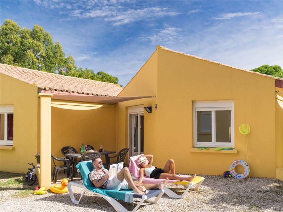 L'Occitan - Mobil home - Gîte 4 personnes - Maisonnette 2 Chambres 4 pers