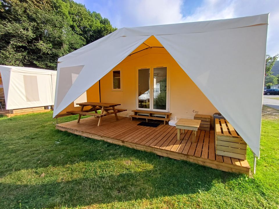 La Roche Posay Vacances - Mobil home - Hébergement 3 personnes - Coco Sweet avec sanitaires (CHIEN AUTORISÉ)