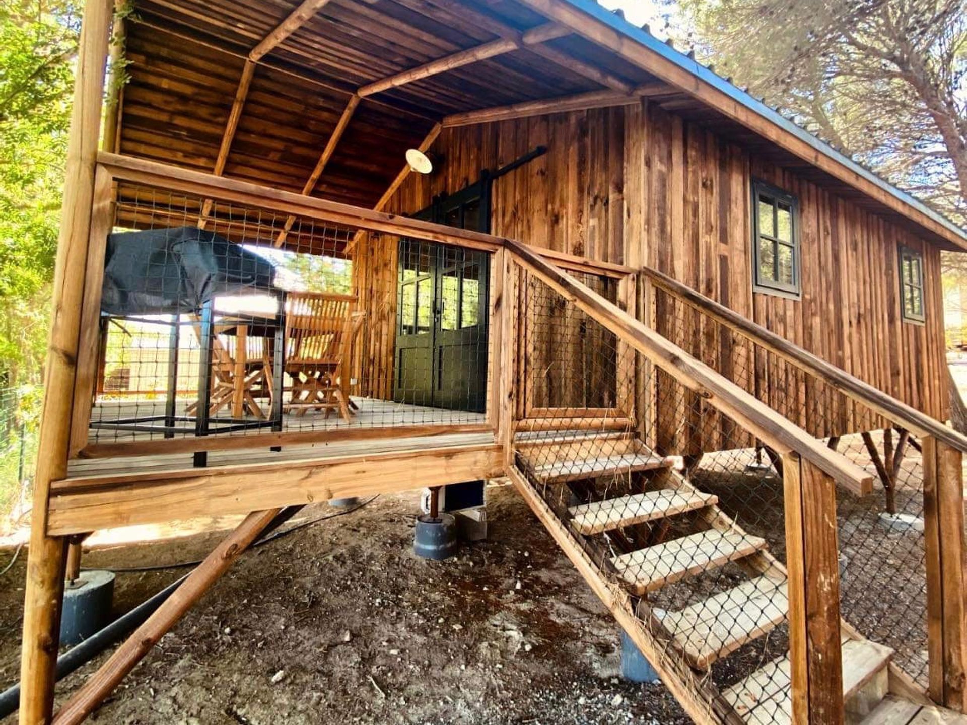 La Grange Neuve - Mobil home - LODGE PRIVILEGE BOIS Vue Réserve