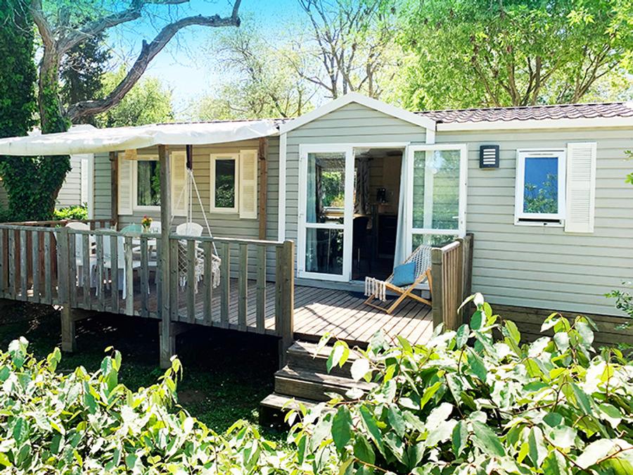 Le Val de Cesse - Mobil home - Mobilhome 6 personnes - WELCOME 32m² - 3 chambres - TV - climatisation - terrasse