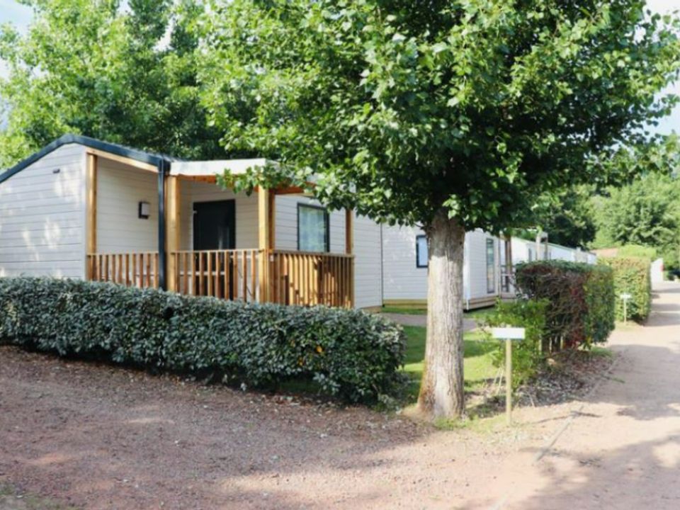 Les Mancellieres - Mobil home - Mobilhome 4 personnes - ACAJOU avec TV