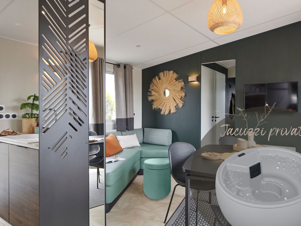 Campilô - Mobil home - Mobilhome 8 personnes - Cottage Nature Family PREMIUM++ 3+1 chambres avec SPA