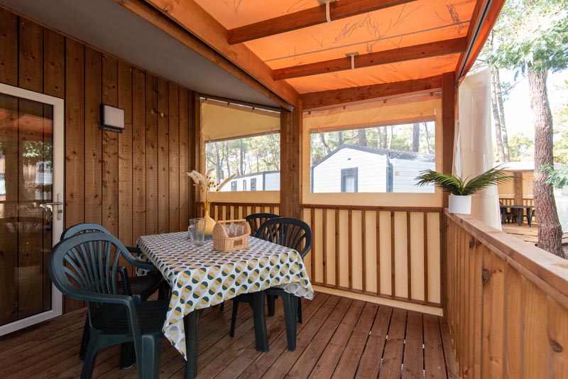 Camping Club Le Vivier - MS Vacances - Mobil home - 4p - Cottage Bergame CONFORT climatisé