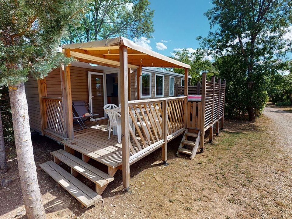 Les Hautes Prairies - Mobil home - Mobilhome 6 personnes - Vaucluse - 28m² - 3 chambres + Jacuzzi