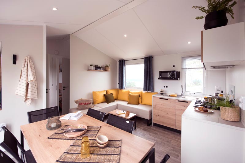 Camping Club Les Tourterelles - MS Vacances - Mobil home - 8p - Cottage Tribu CONFORT climatisé