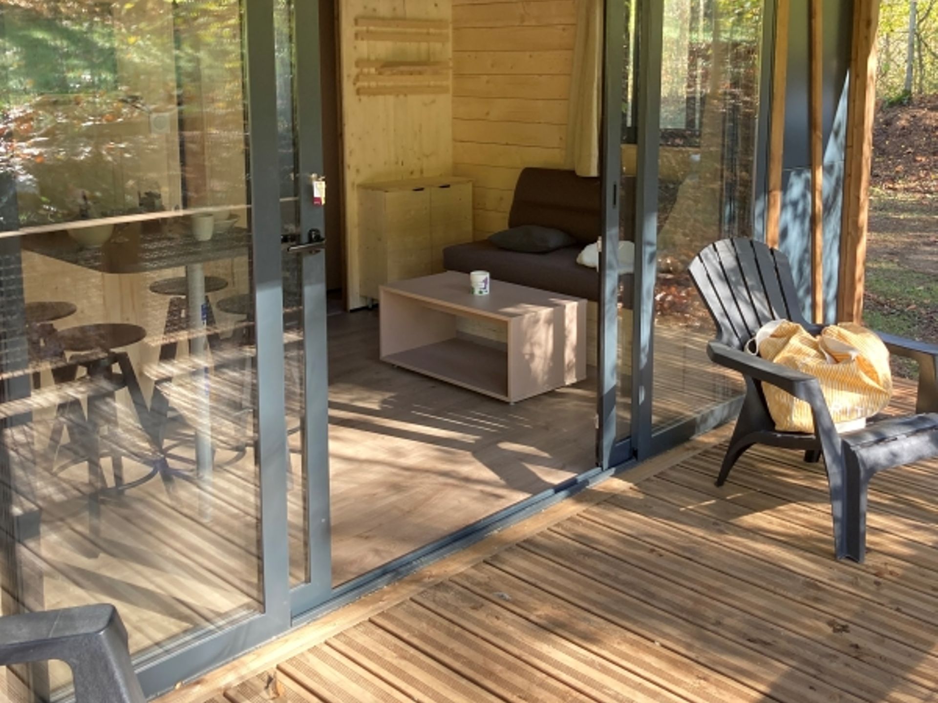 La Bexanelle - Châlet - Victoria Confort 20m² - 1 chambre + TV + Terrasse couverte