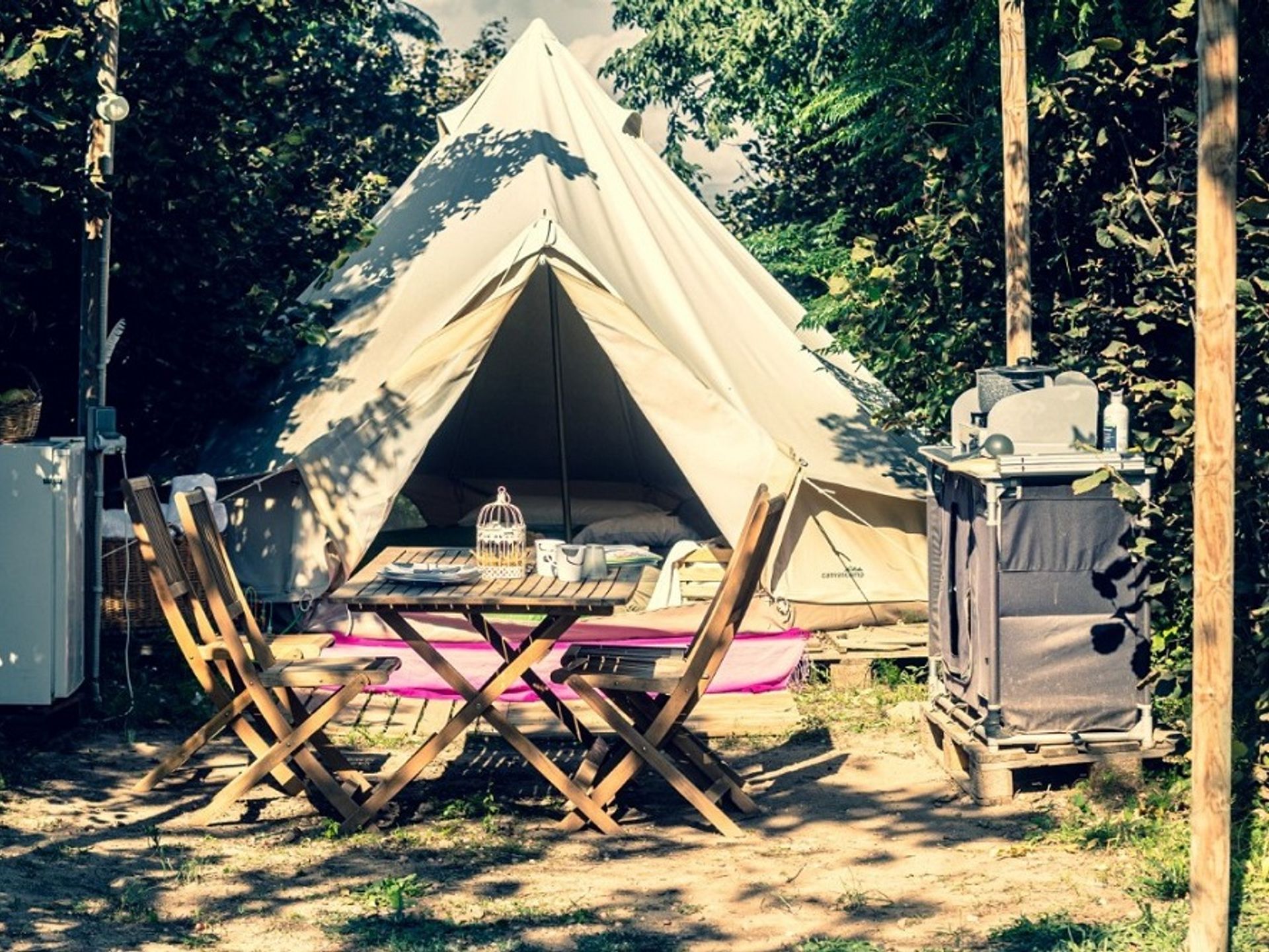 Ecocamp Vinyols - Tente meublée - TIENDA DE ALGODON