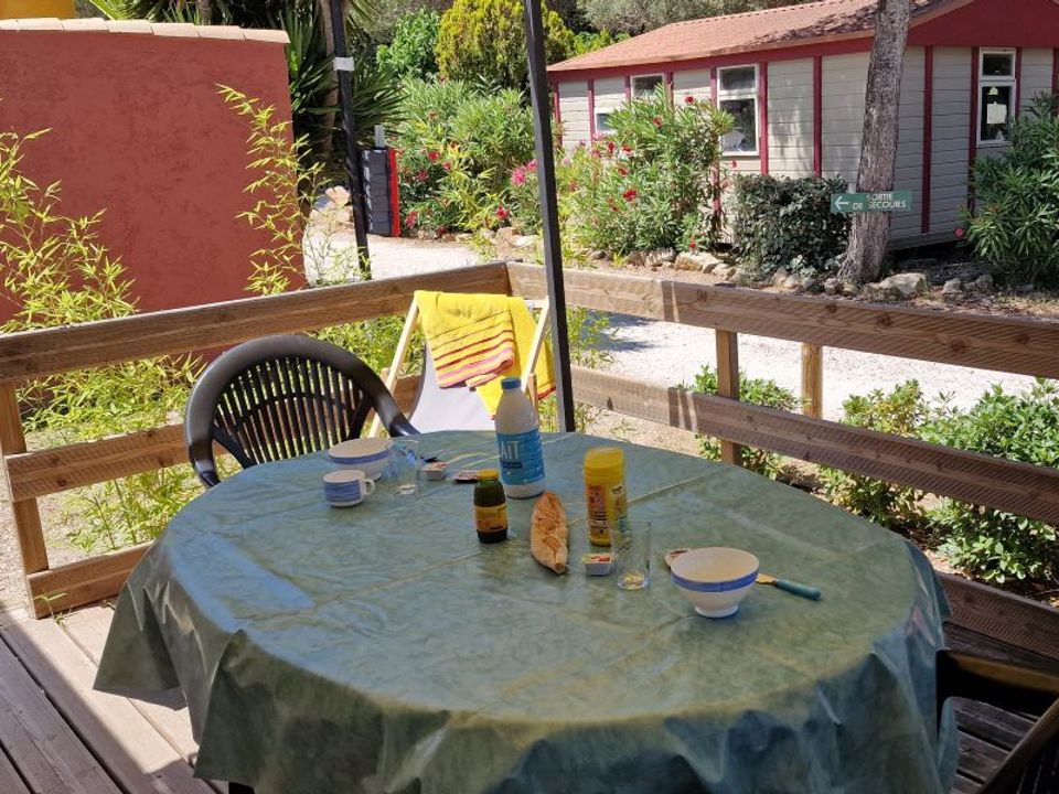 Orly d'Azur - Mobil home - Mobilhome 4 personnes - Mobile-home Aglandau Confort 20m² - 1 chambre - terrasse semi-couverte