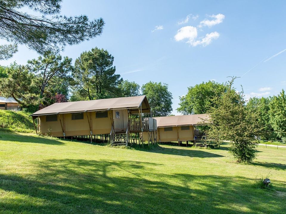 L'Evasion - Tente meublée - Tente 6 personnes - Safari sans sanitaires