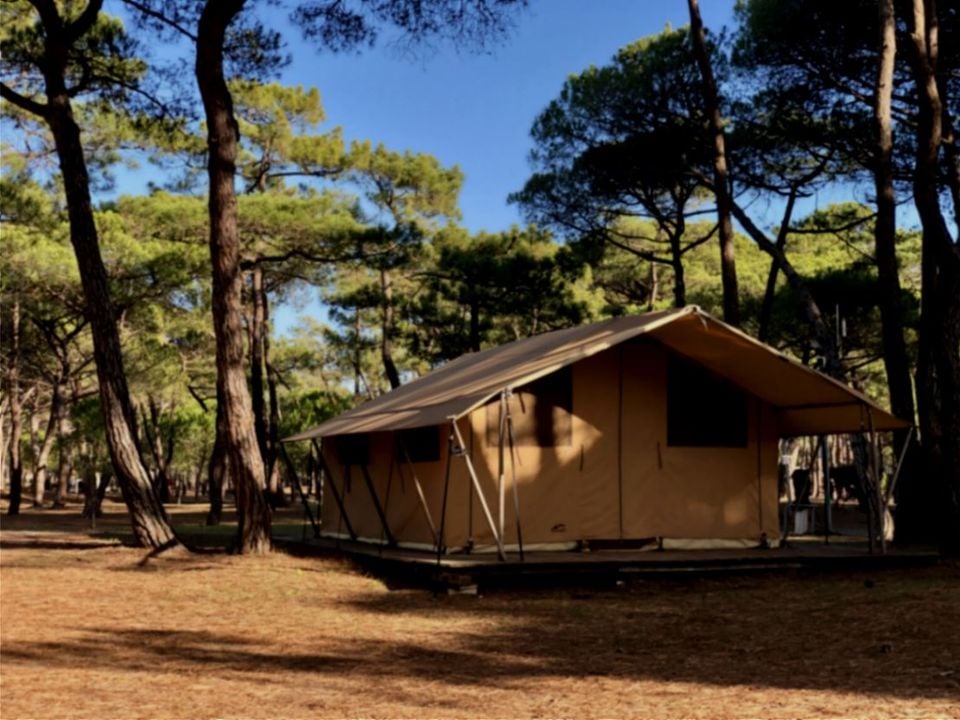 la Tama - Mobil home - Tente en toile et en bois 4 personnes - Tente Toile & Bois