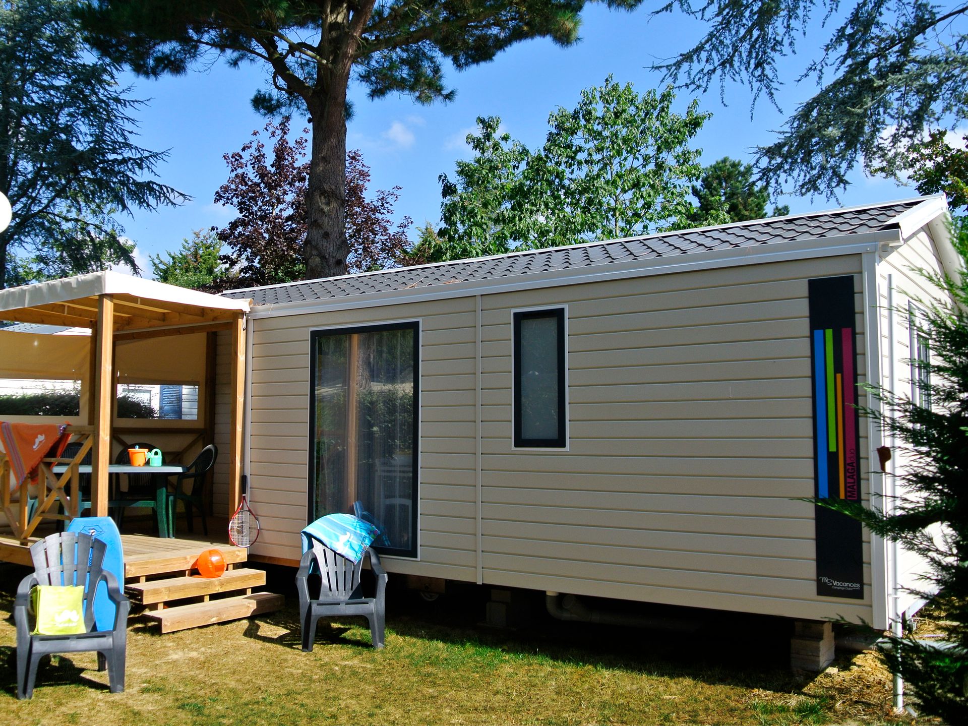 Camping Club Le Trianon - MS Vacances - Mobil home - COTTAGE - 2 chambres - TV
