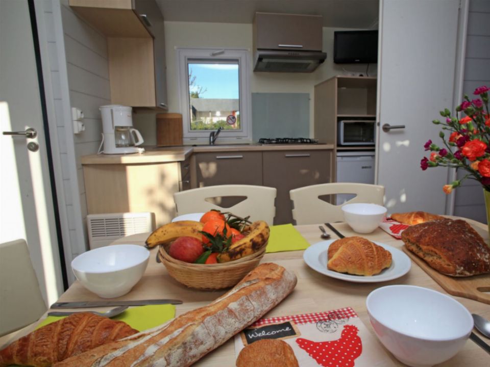 des Hautes Grées - Mobil home - Mobilhome 5 personnes - 2 chambres avec terrasse