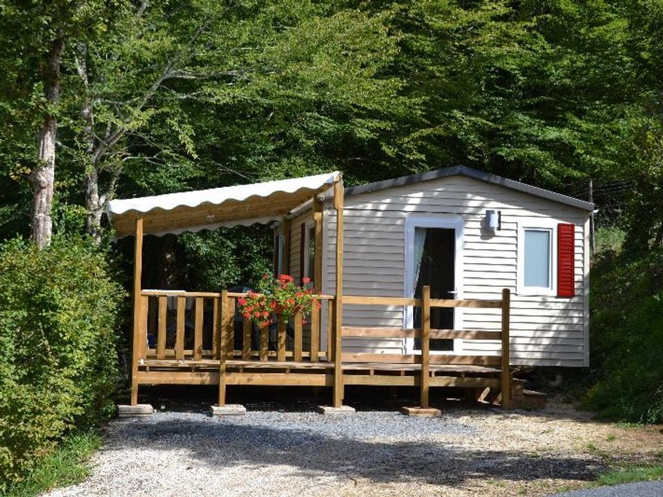 Le Pont de Mazerat - Mobil home - Mobilhome 4 personnes - Mobilhome 21 m²: Un petit modèle confortable.