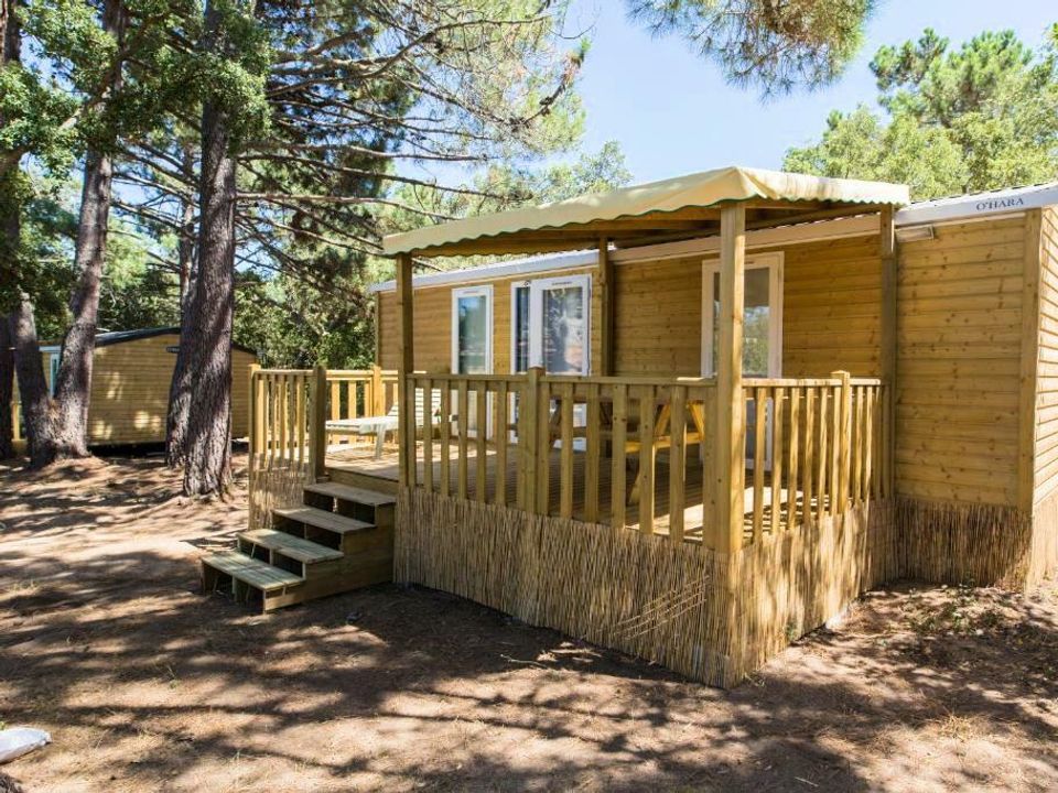 Campo di Mare - Mobil home - Mobilhome 6 personnes - Premium 3 Pièces 6 Personnes Climatisé + TV (4 adultes + 2 enfants -12 ans max)