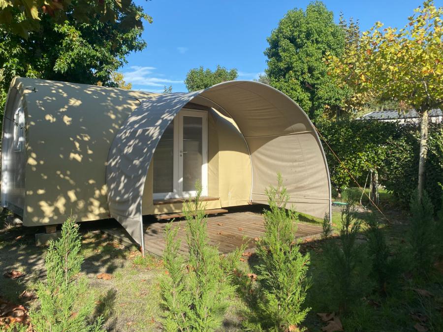 La Foret Lahitte - Tente meublée - Tente 4 personnes - Tente 2 trèfles 2 chambres - Sanitaire privé à proximité