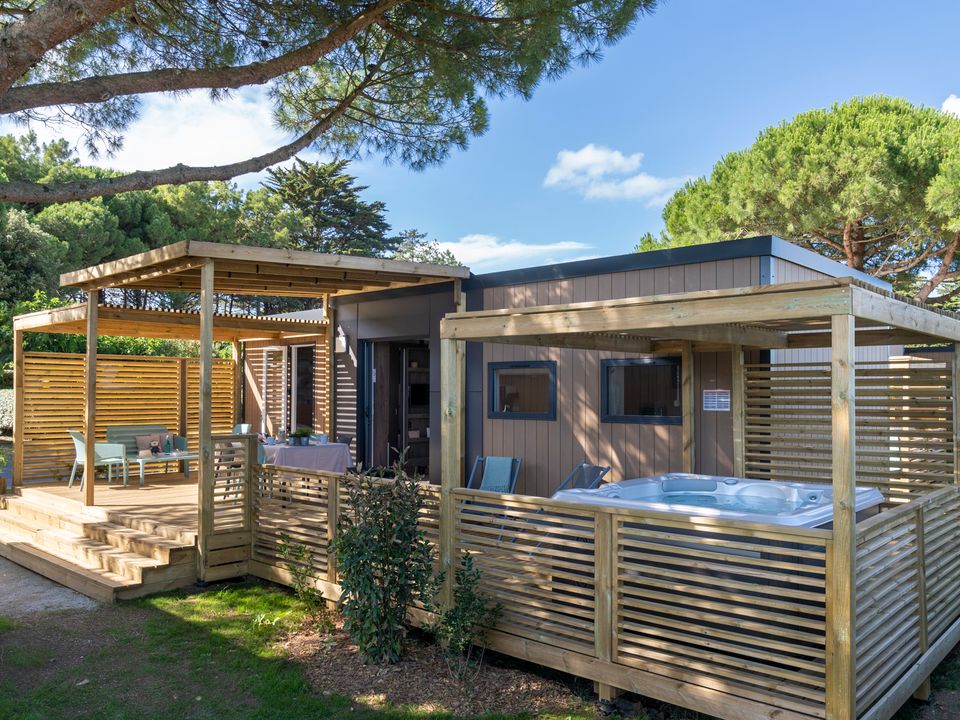 La Plage - Mobil home - Mobilhome 6 personnes - EXCLUSIF 3 chambres Jacuzzi avec suite parentale