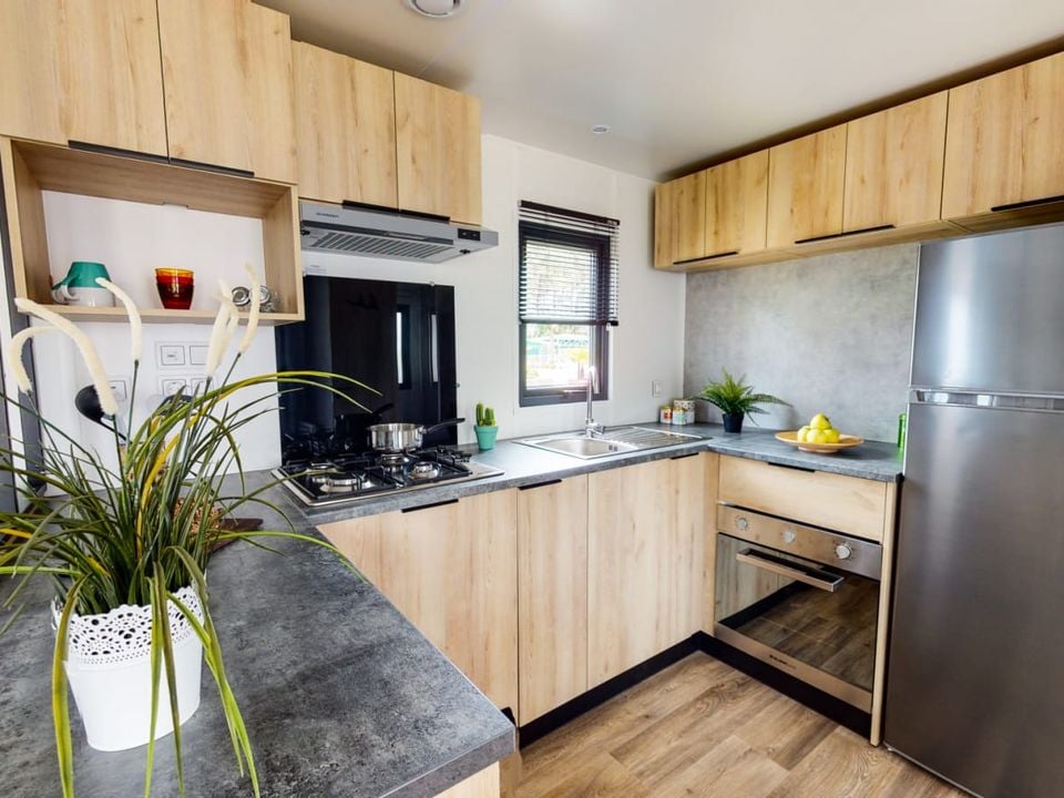 Les Charmettes - Mobil home - Mobilhome 8 personnes - Sérénité 3ch 8p Signature clim