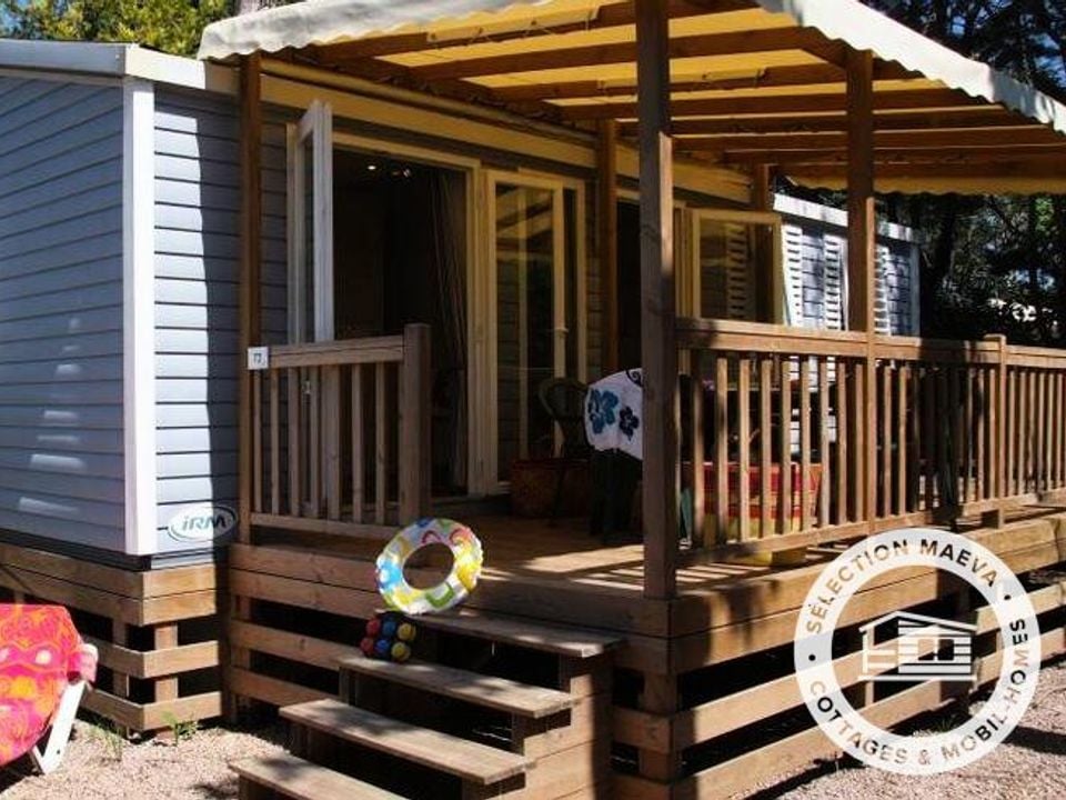 La Barque - Mobil home - Mobilhome 6 personnes - Klassic 4 Pièces 6 Personnes Climatisé + TV