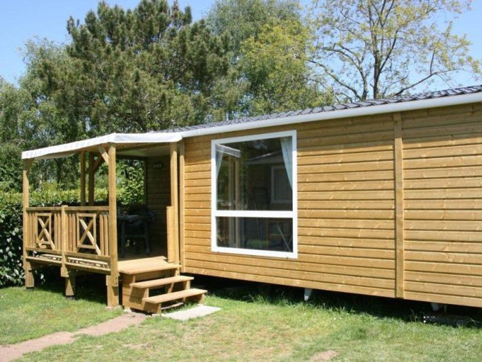 Les Bruyères - Mobil home - Mobilhome 6 personnes - CLASSIC 28-2 - maxi 4 adultes - TV, 2 chambres, environ 28m²