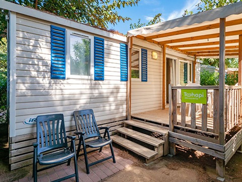 Le California - Mobil home - Mobilhome 6 personnes - Classic | 3 Ch. | 6 Pers. | Terrasse surélevée
