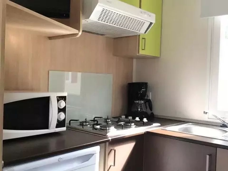 L'Occitan - Mobil home - Mobilhome 4 personnes - Cottage Confort 3 Pièces 4 Personnes Climatisé + TV