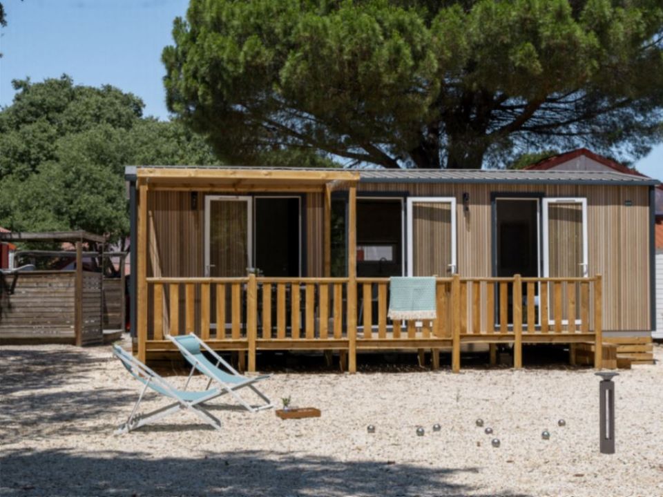 Le Bois Fleuri - Mobil home - Mobilhome 4 personnes - Mobil-Home Charme Premium 2 chambres 4p. 2SDB