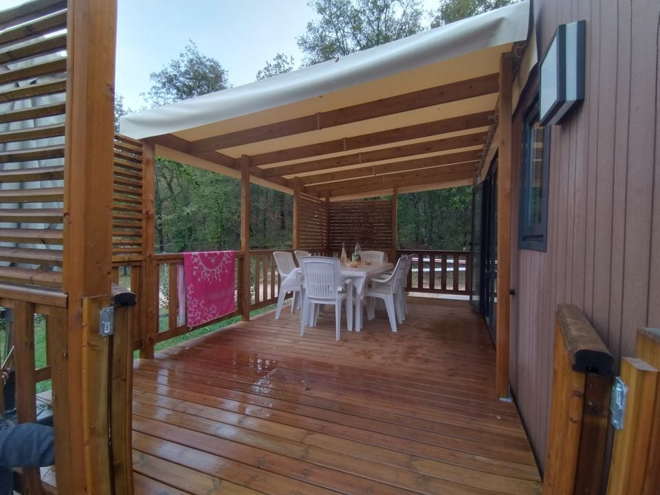 La Castillonderie - Mobil home - Mobilhome 6 personnes - Privilège 3 chambres - 1 salle de bain - climatisation + TV