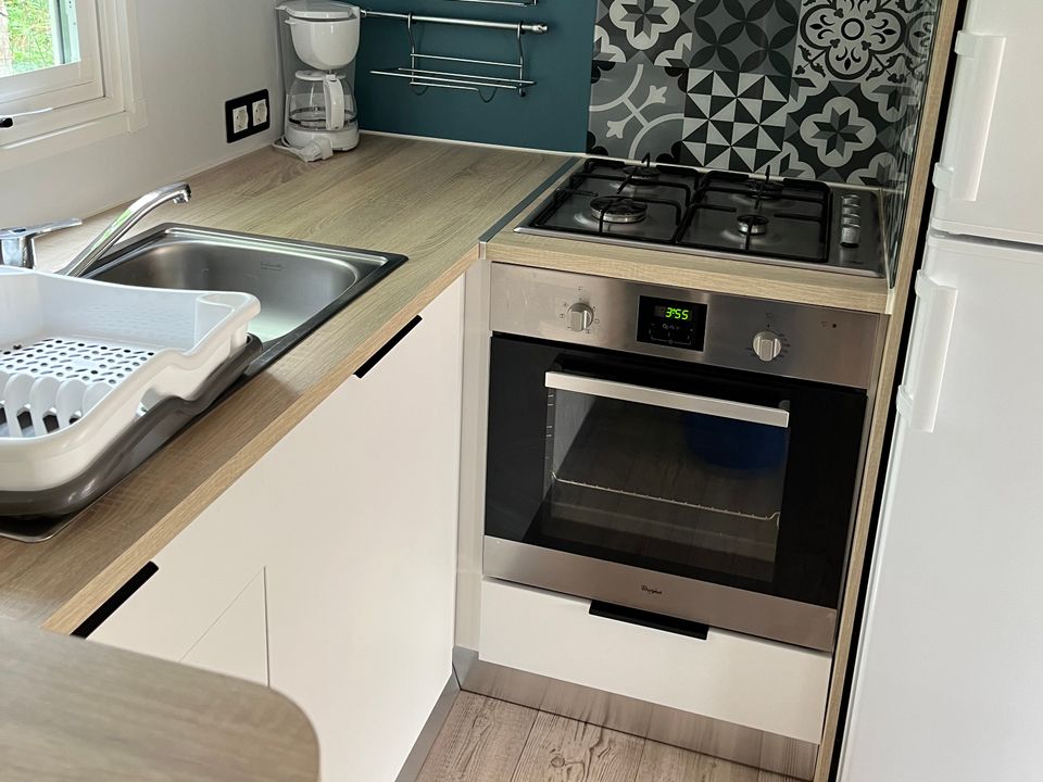 Le Lizot - Mobil home - Mobilhome 6 personnes - Mobil home avec TV et clim 6 pers b