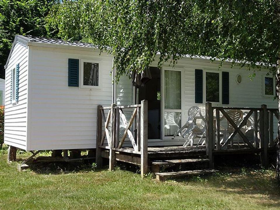 L'Echo du Malpas - Mobil home - Mobilhome 6 personnes - Mobil home Standard 27m² / 2 chambres + TV + Terrasse non couverte 4/6 pers.