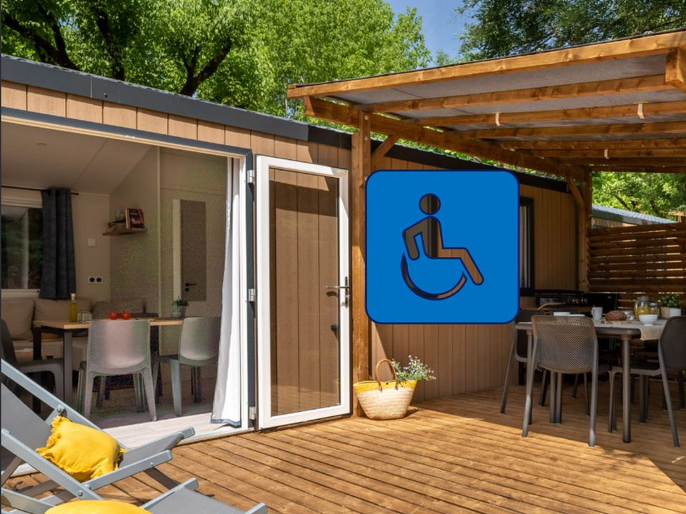 Lou Castel - Mobil home - Mobilhome 4 personnes - PREMIUM 2 chambres - PMR