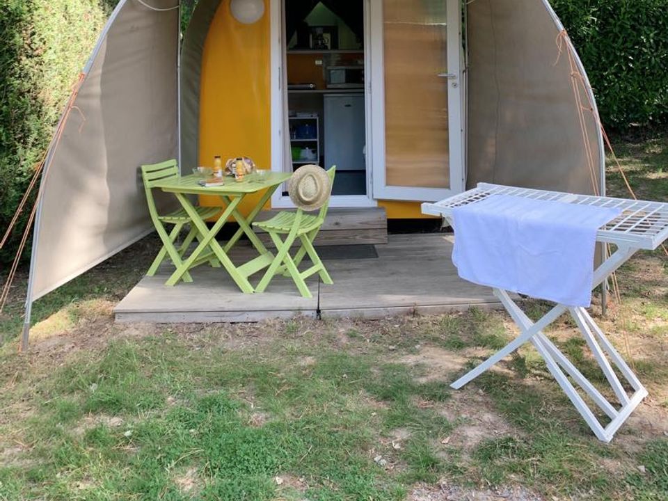 L'Etang du Pays Blanc - Mobil home - Hébergement 2 personnes - MINI COCO SWEET (sans eau courante)