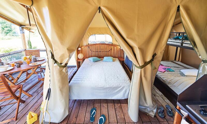 EUROP' CAMPING - Lodge - Tente Lodge Bali 3 Pièces 4/5 Personnes