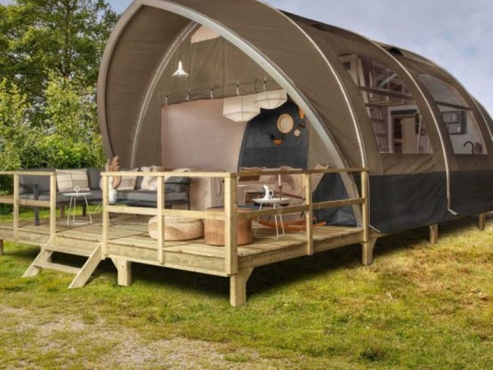 Le Moulin De Chaules - Mobil home - Insolite 6 personnes - LODGE BIG OAK XXL