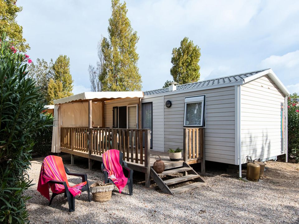 Camping Club Les Tamaris - MS Vacances - Mobil home - Mobilhome 6 personnes - Cottage 4 Pièces 6 Personnes Climatisé + TV