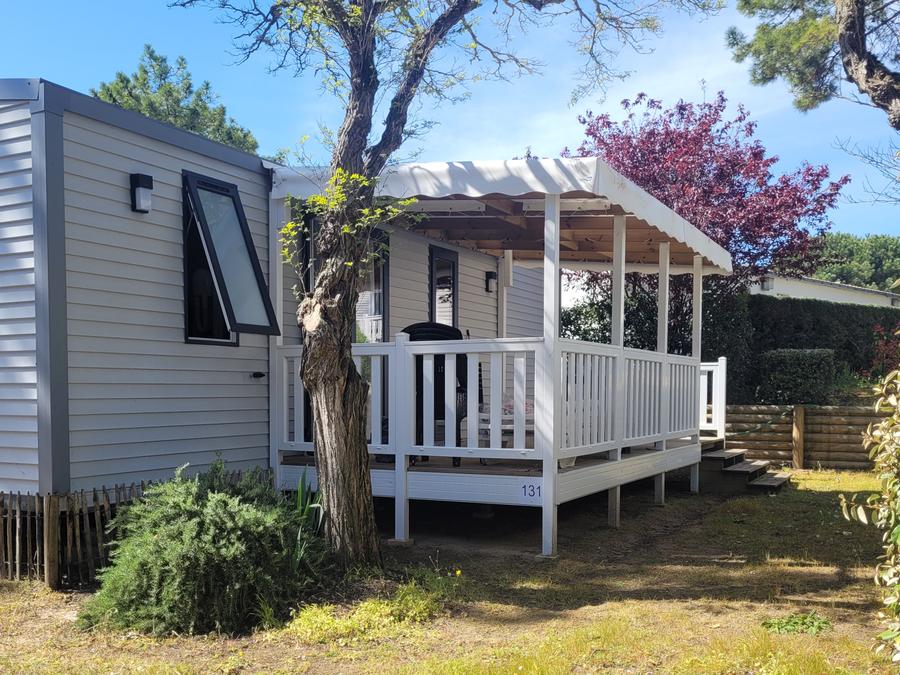 Le Tropicana - Mobil home - Mobilhome 6 personnes - COTTAGE CONFORT 3ch / 6p - 35m² - Terrasse couverte - DIM