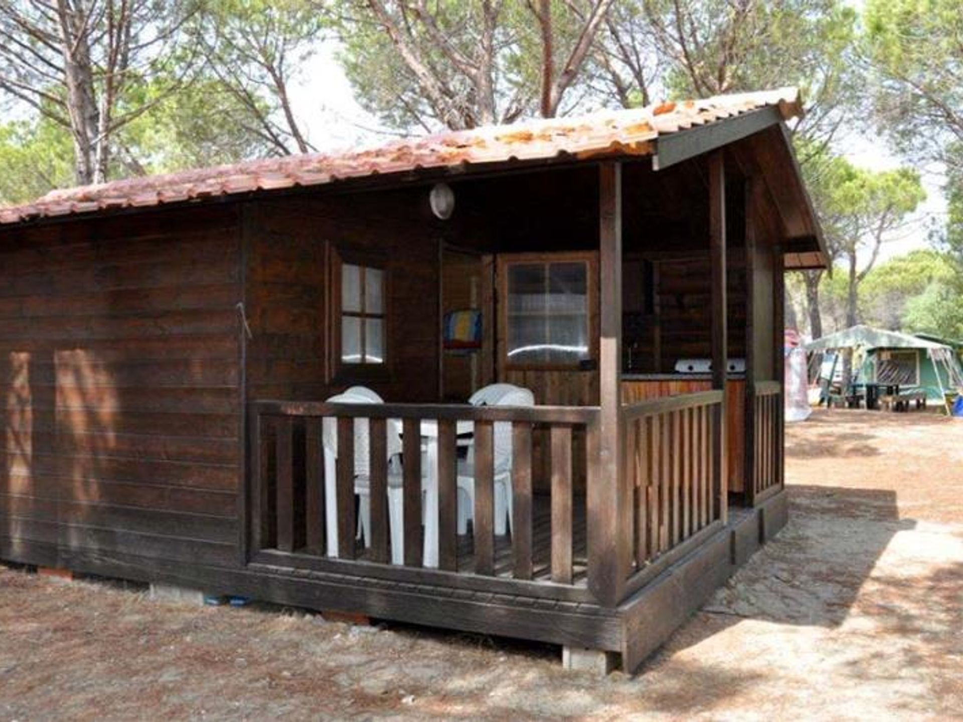 Camping Selema - Bungalow - en bois 2+2 Confort