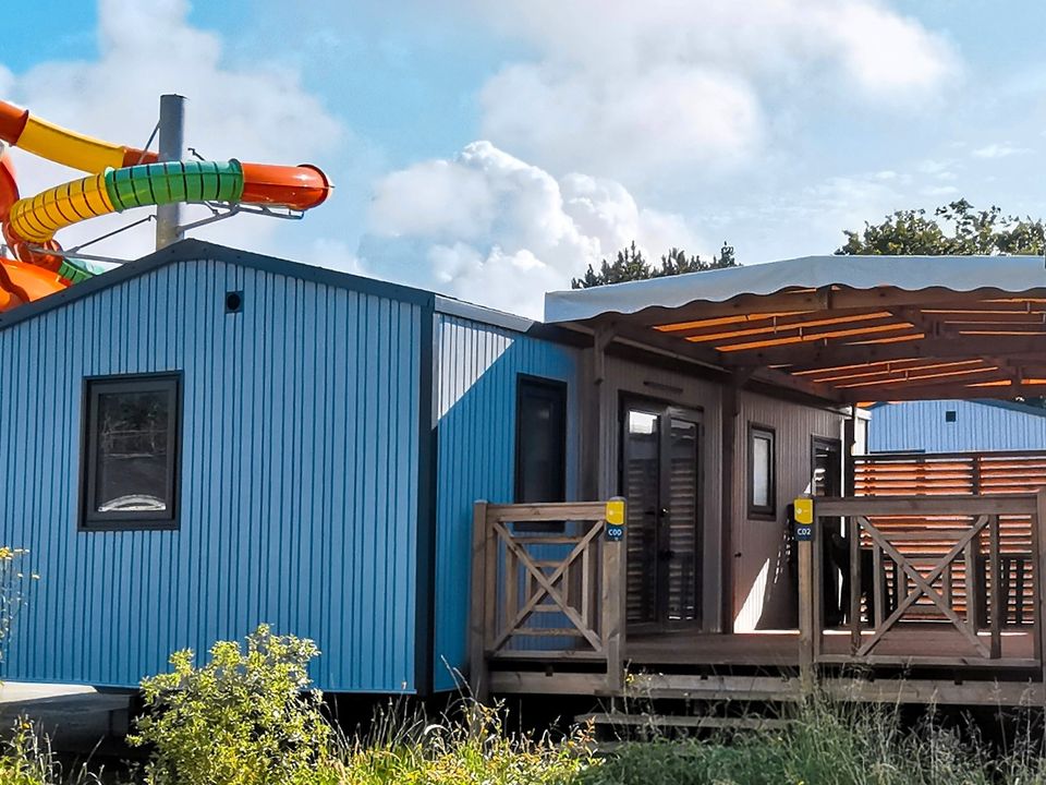 La Mer Blanche - Mobil home - Mobilhome 12 personnes - PRESTA+ Tribu 6 chambres 2sdb 60m² TV + clim